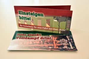 Geschenkgutschein für eine Fahrt